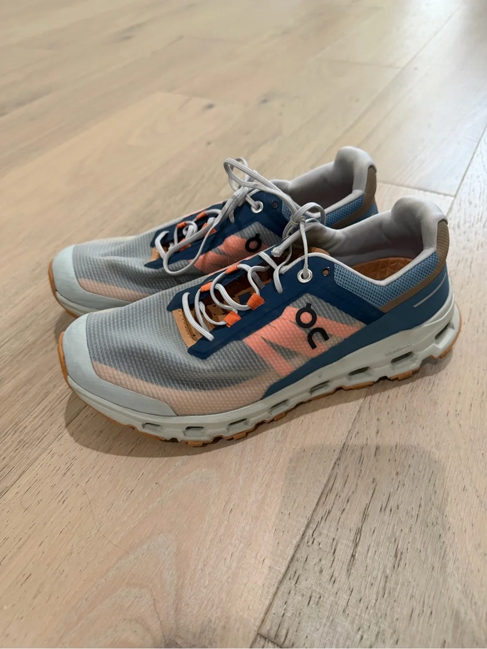 On Running Cloudvista Sneakers in Blue and Peach